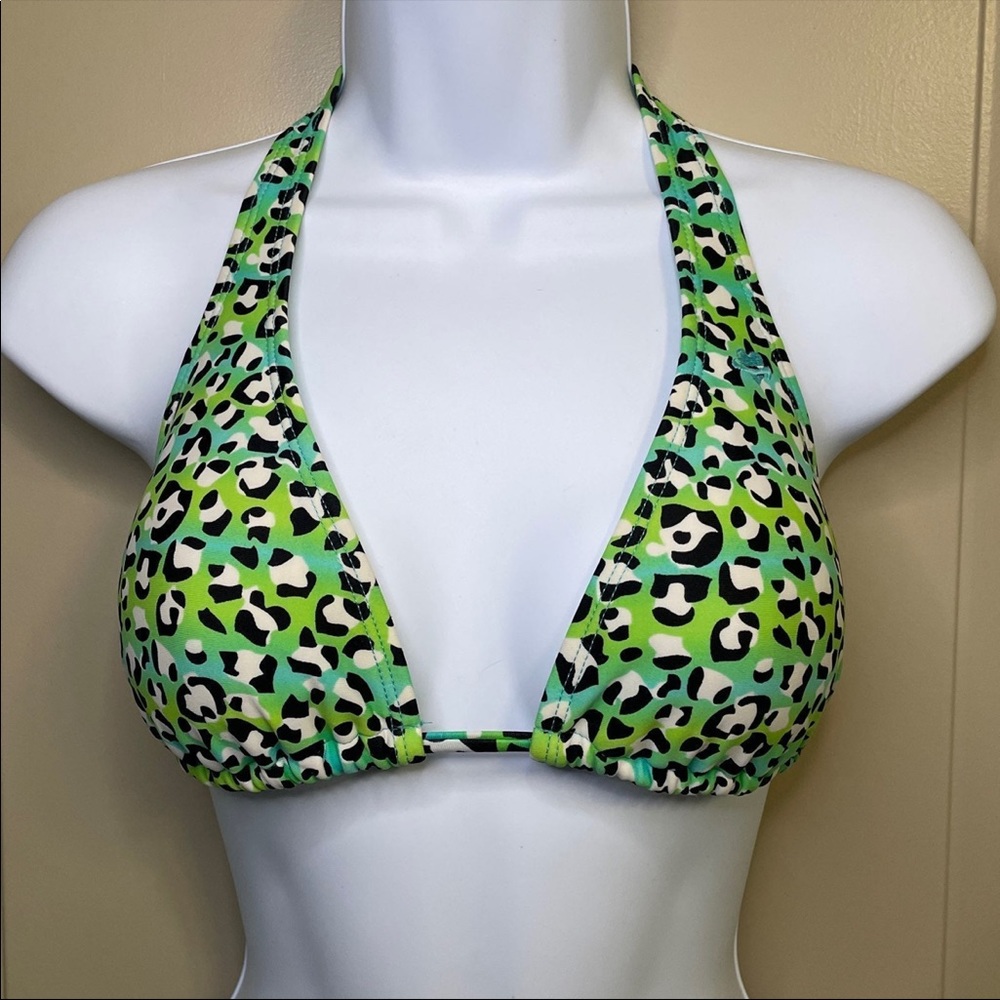 Cheetah Print Bikini Top